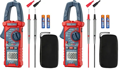 Miniatura 15 de AstroAI Multímetro de Pinza Digital 2000 Cuentas Probador de Voltaje y Amperaje con Rango Automático con Voltaje CA/CC, Corriente CA, Resistencia
