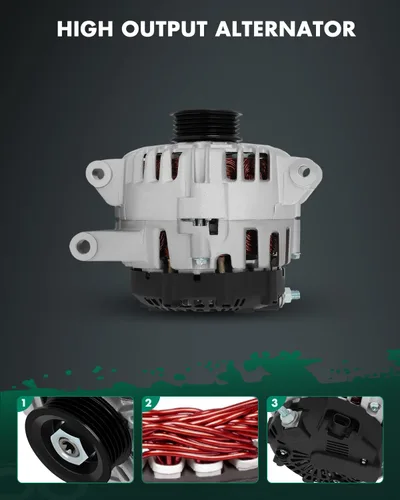 Miniatura 5 de SCITOO Reemplazo del alternador para Buick para Regal 2012 2015-2016, para Chevrolet para Equinox 2010-2015, para GMC para Terrain 2010-2016 11459