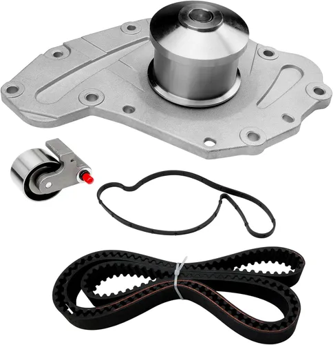 Miniatura 13 de Kit de correa de distribución del motor con bomba de agua Compatible con Honda Civic HX EX LX GX DX 1.7L L4 SOHC 16V 2001-2005 Reemplaza #