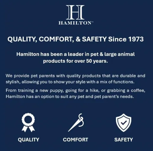 Miniatura 2 de Collar de perro ajustable de Hamilton, 3/8 pulgadas, Negro