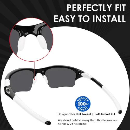Miniatura 3 de BLAZERBUCK Kits de calcetines de repuesto para gafas de sol Oakley Half Jacket XLJ