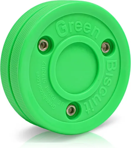 Miniatura 2 de Green Biscuit Disco de hockey sobre hielo 2-Pack, Original, Disco de hockey fuera del hielo/Snipe, Mejor manejo del palo, pases y tiros para hockey