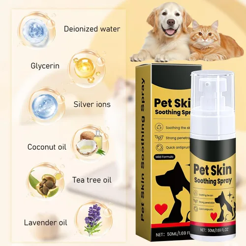 Miniatura 5 de Spray calmante para la piel de las mascotas, 2 unidades, para perros y gatos, solución calmante natural para la piel y reduce los arañazos, espray