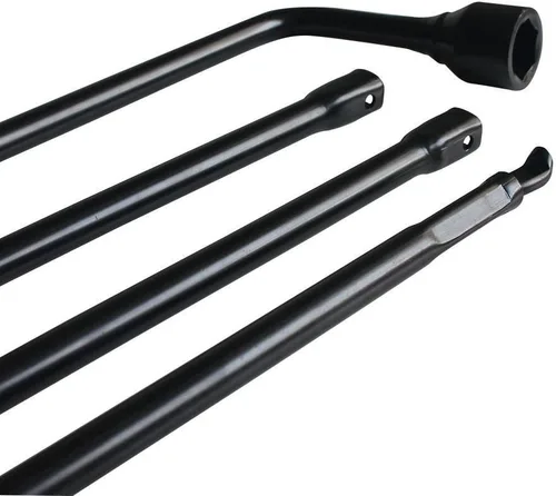 Miniatura 4 de AUTOFU Juego de llaves para neumáticos de acero resistente, 4 piezas, conveniente funda de transporte, reemplaza al OEM #22969377, para Chevy