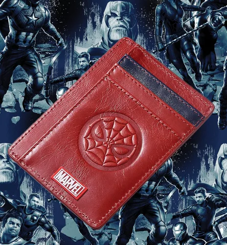 Miniatura 8 de IRON SPIDER Cartera, monocapa, doble pliegue, Araña roja, Marvel Hero