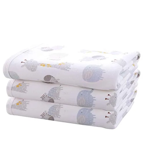 Miniatura 7 de Cambiador de pañales grande para bebé, algodón suave e impermeable, almohadilla cambiadora para bebé de 27.5 x 37.5 pulgadas, protector de sábana