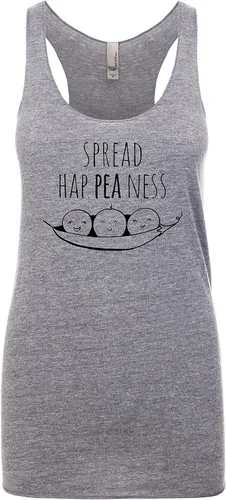 Miniatura 10 de Women's Graphic Racerback Tank Top, Gift for Her, Shirts with Sayings, Yoga Tee, Food