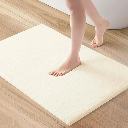 Miniatura 11 de Madison Park Marshmallow - Alfombra de baño antideslizante, de felpa lujosa, absorbente, de secado rápido, diseño de spa, decoración de baño, 20 x