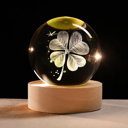 Miniatura 10 de Esfera de cristal 3D con figuras de tigre en bola de cristal de 60 mm. Decoración de tigre blanco coleccionable, esfera de nieve, regalo de esfera