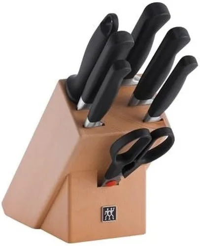Miniatura 10 de Zwilling J. A. Henckels - Juego de cuchillos de acero inoxidable Plateado/Negro