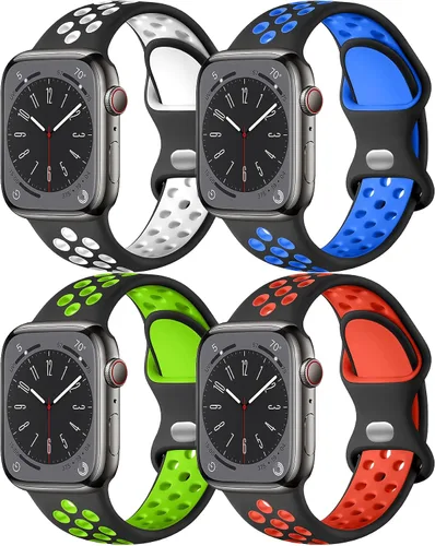 Miniatura 9 de Correa deportiva para correas de Apple Watch de 1.811 in 1.654 in 1.772 in 1.614 in 1.732 in 1.575 in 1.496 in Ultra/2 1.929 in para mujeres
