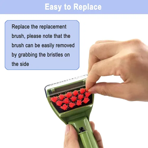 Miniatura 3 de 1400B Little Green - Cepillo resistente de 3 pulgadas, repuesto para limpiadores de alfombras verticales y portátiles Bissell Little-Green