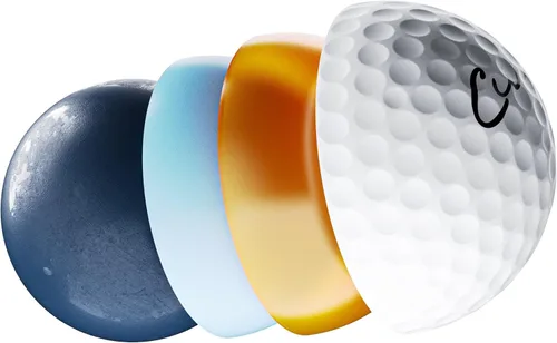 Miniatura 3 de Pelotas de golf azul cortadas, 4 piezas de uretano (una docena)
