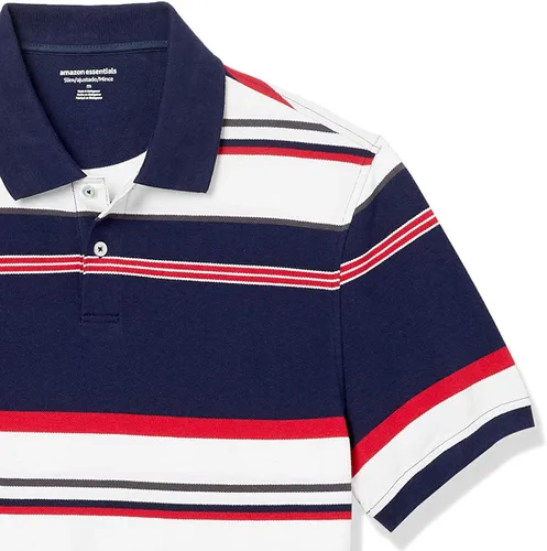 Miniatura 6 de Camiseta polo de Tienda Essentials para hombre de algodón de piqué y ajustada