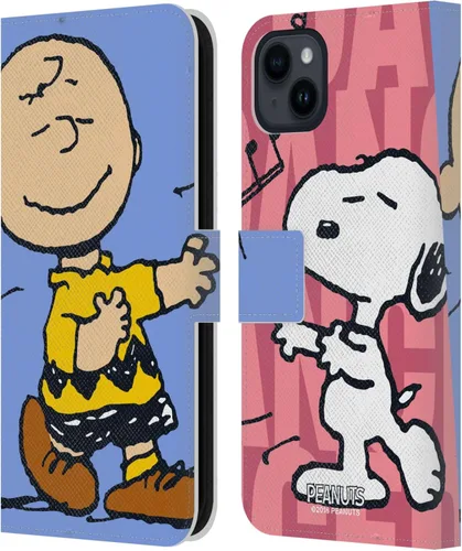 Miniatura 188 de Head Case Designs Funda de piel con licencia oficial de Peanuts Snoopy & Woodstock Balloon Halfs and Laughs para Apple iPhone 7/8/SE 2020 y 2022