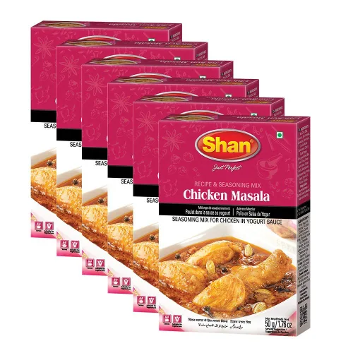 Miniatura 63 de Shan Korma Recipe and Seasoning Mix 1.76 oz (50g) - Spice Powder for Traditional Meat in Yogurt Sauce - Suitable for Vegetarians - Airtight Bag in a
