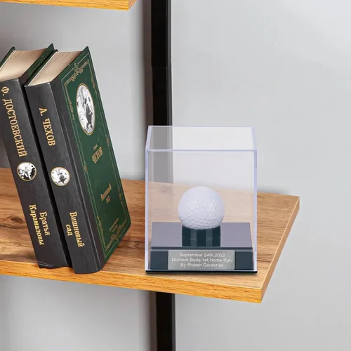 Miniatura 6 de Estuche de exhibición de pelotas de golf personalizado, vitrina de pelotas de golf con grabado, recuerda tu bola especial en uno, exhibición