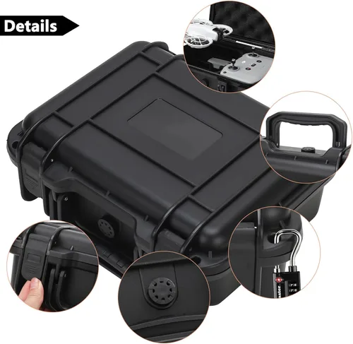 Miniatura 3 de Neo Case - Funda rígida portátil impermeable para DJI Drone Combo, control remoto RC-N3, baterías y accesorios
