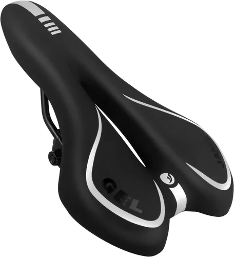Miniatura 10 de MSDADA Asiento de bicicleta de gel para hombres y mujeres, asiento de bicicleta impermeable, cómodo y suave cojín