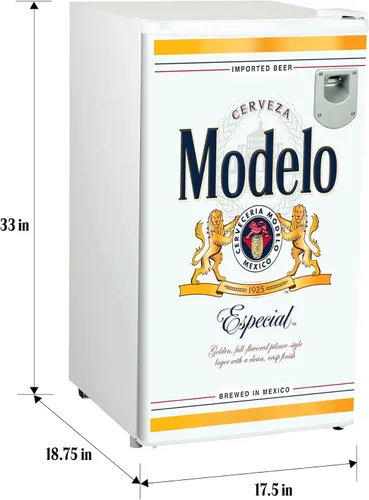 Miniatura 6 de Refrigerador Modelo – Mini refrigerador para cocina, dormitorio, oficina, dormitorios, cuarto, almacenamiento fresco para vino, bebidas, bebidas