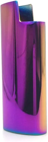 Miniatura 9 de Mini metal encendedor caso cubierta titular color arco iris para BIC Mini tamaño encendedor J5 regalo para ella él