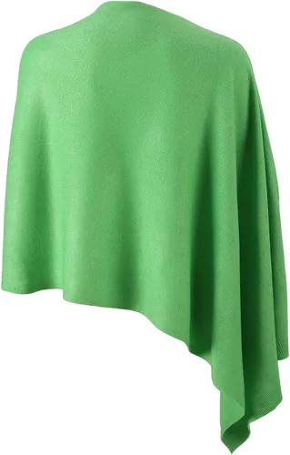Miniatura 53 de Fomolom Ponchos para mujer, versátil, ligero, tejido sólido, chal envolvente, bufanda, accesorios para mujer