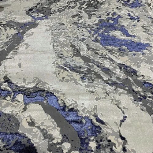 Miniatura 4 de LUXE WEAVERS Alfombra abstracta de mármol azul 2X8