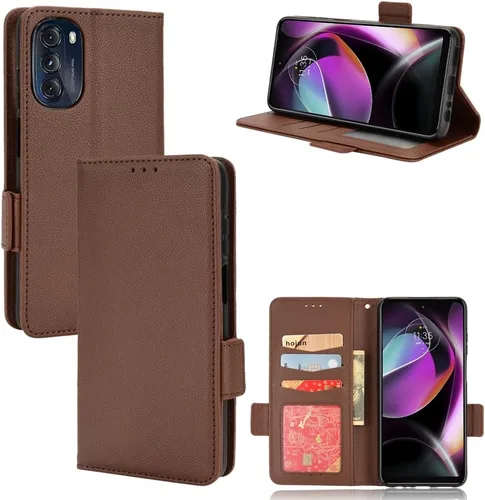 Miniatura 199 de Funda de piel sintética compatible con Motorola Moto E22 4G, funda de piel sintética compatible con Motorola Moto E22i 4G, color negro