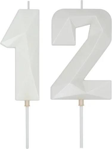 Miniatura 121 de DERVENTA Velas de cumpleaños con números grandes, 3D, color rosa, 3.7 pulgadas, decoración para tartas de fiesta, 1 pieza (número 3 rosa)