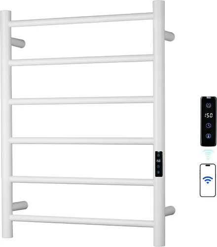 Miniatura 35 de Toallero Eléctrico con Control de Voz para Alexa y Google Home, TUYA - Calentador de Toallas de Baño Montado en la Pared, Enchufable
