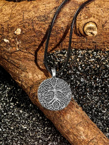 Miniatura 4 de HAQUIL Viking Celtic Wiccan Tree of Life Pendant Necklace, Tree of Life Jewelry Gifts for Men and Women