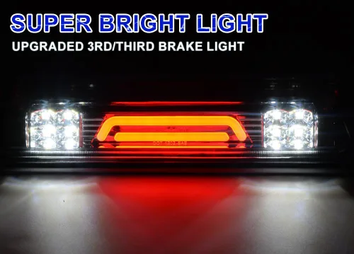 Miniatura 4 de PIT66 Luz LED de Tercer Freno, Compatible con Ford Explorer Sport Trac 07-10/Ford F150 Lobo 04-08/Lincoln Mark LT 06-08, Luz de Freno de Tercer