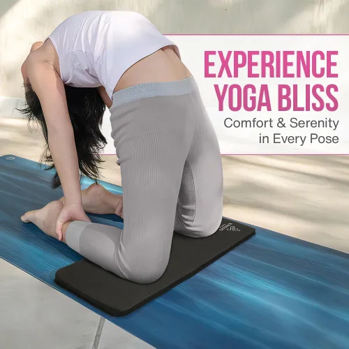 Miniatura 4 de Almohadilla para rodillas de yoga Kinesis Yoga - Almohadilla para rodillas de ejercicio de 0.6 pulgadas (15 mm) de grosor para yoga sin dolor