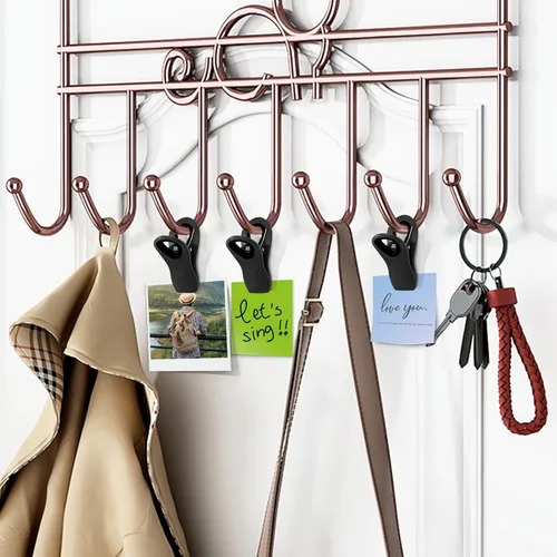 Miniatura 6 de Paquete de 12 clips de chips, clips magnéticos para bolsas para paquetes de alimentos, accesorios de RV, clip de cocina con imán para refrigerador