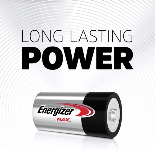 Miniatura 2 de Energizer Baterías MAX C (paquete de 2), pilas alcalinas C