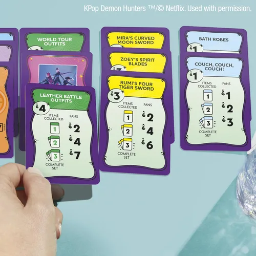 Miniatura 6 de Oferta de monopolio: juego de cartas Kpop Demon Hunters Juegos familiares para niños, preadolescentes, adolescentes y adultos 2-5 jugadores 15