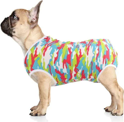 Miniatura 11 de Pañales para perros, mameluco de período para hembras, bragas sanitarias para perras, pañales térmicos para perros pequeños y medianos, puntos