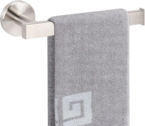 NearMoon Toallero cuadrado de mano/toallero, barra de toalla de mano de acero inoxidable SUS304 de alta calidad, a prueba de óxido, para baño,