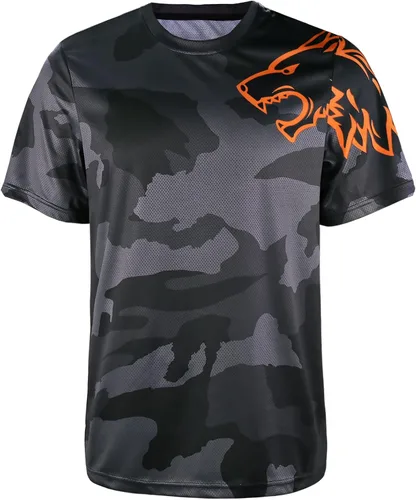 Miniatura 2 de Wisdom Leaves Camiseta de ciclismo de montaña para hombre, de manga corta, para descenso, absorbe la humedad y de secado rápido