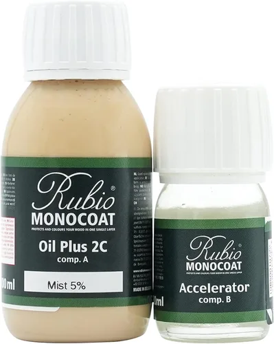 Miniatura 229 de Rubio Monocoat Tinte y acabado para madera de 650 pies cuadrados - Niebla Oil Plus 2C Aceite de linaza de secado rápido, ecológico