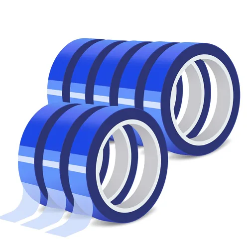Miniatura 9 de 2 rollos de 20 mm × 30 m (98 pies) Cinta de sublimación azul, cinta de transferencia de calor, cinta de sublimación resistente al calor, cinta