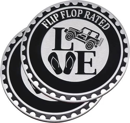 Miniatura 13 de 2 piezas de emblema de coche Boobie Rated, emblema automotriz metálico 4 x 4, emblemas de coche redondos de metal 3D, pegatinas de emblema de coche