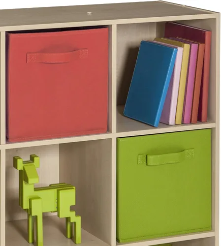 Miniatura 3 de Cajón de tela cúbico ClosetMaid 11469, morado, empaque de 2 Coral
