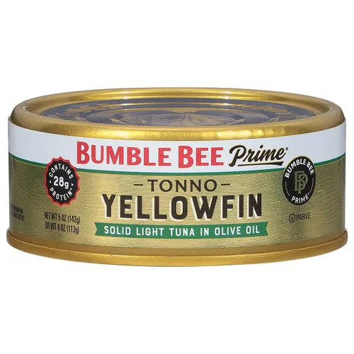 Miniatura 28 de BUMBLE BEE Atún blanco sólido de primera calidad en agua, bajo en sodio, atún enlatado, alimento rico en proteínas, lata de 5 onzas