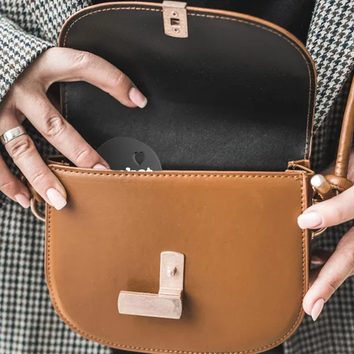 Miniatura 5 de Ficha de abrazo de bolsillo para hija, recuerdo de relación a larga distancia, recuerdo de acero inoxidable, aislamiento inspirador de doble cara