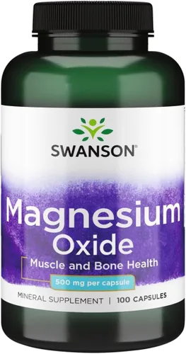 Swanson Óxido de Magnesio 500 mg 100 Caps