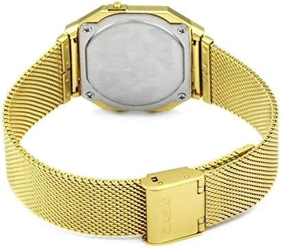 Miniatura 4 de Casio Reloj retro A700WEMG-9AEF unisex dorado cronómetro Oro