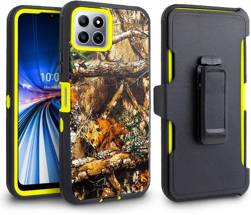 Customerfirst for for Boost Mobile Celero 5G+ Plus 2023, funda resistente a prueba de golpes con funda de clip para cinturón con protector de