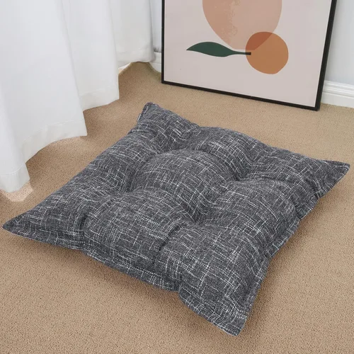 Miniatura 10 de SINSOSSO - Almohadas de suelo grandes de 22 pulgadas, de espuma viscoelástica, cuadradas, antideslizantes, para respaldo de oficina, yoga, asiento
