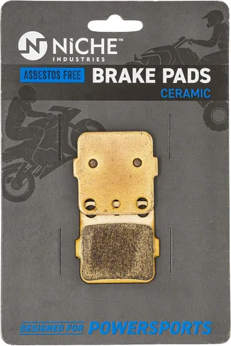 NICHE Juego de pastillas de freno delanteras y traseras de cerámica para Honda 43120-HA5-305 06435-HP5-602 Yamaha 5LP-W0046-50-00